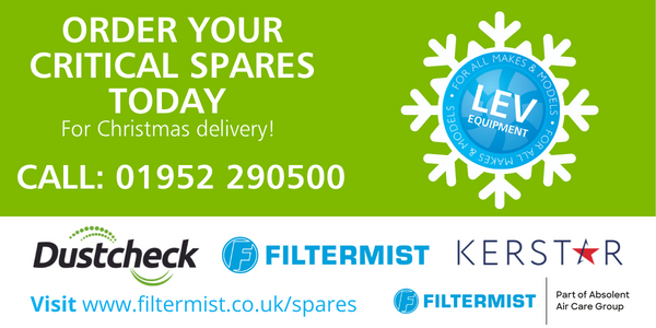 Christmas delivery of your critical LEV spares
